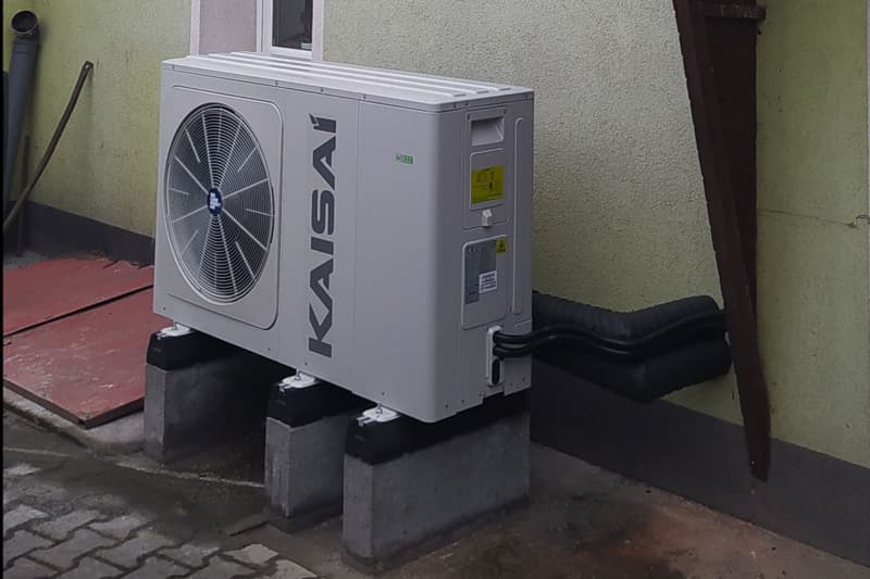 Montaż pompy ciepła powietrze-woda w Opolu - Speed Light Energy